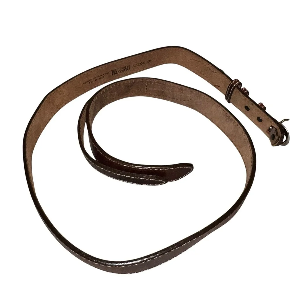 Duluth‎ Trading Co Ranger Work Belt Mens 90013 Brown Leather Size 48